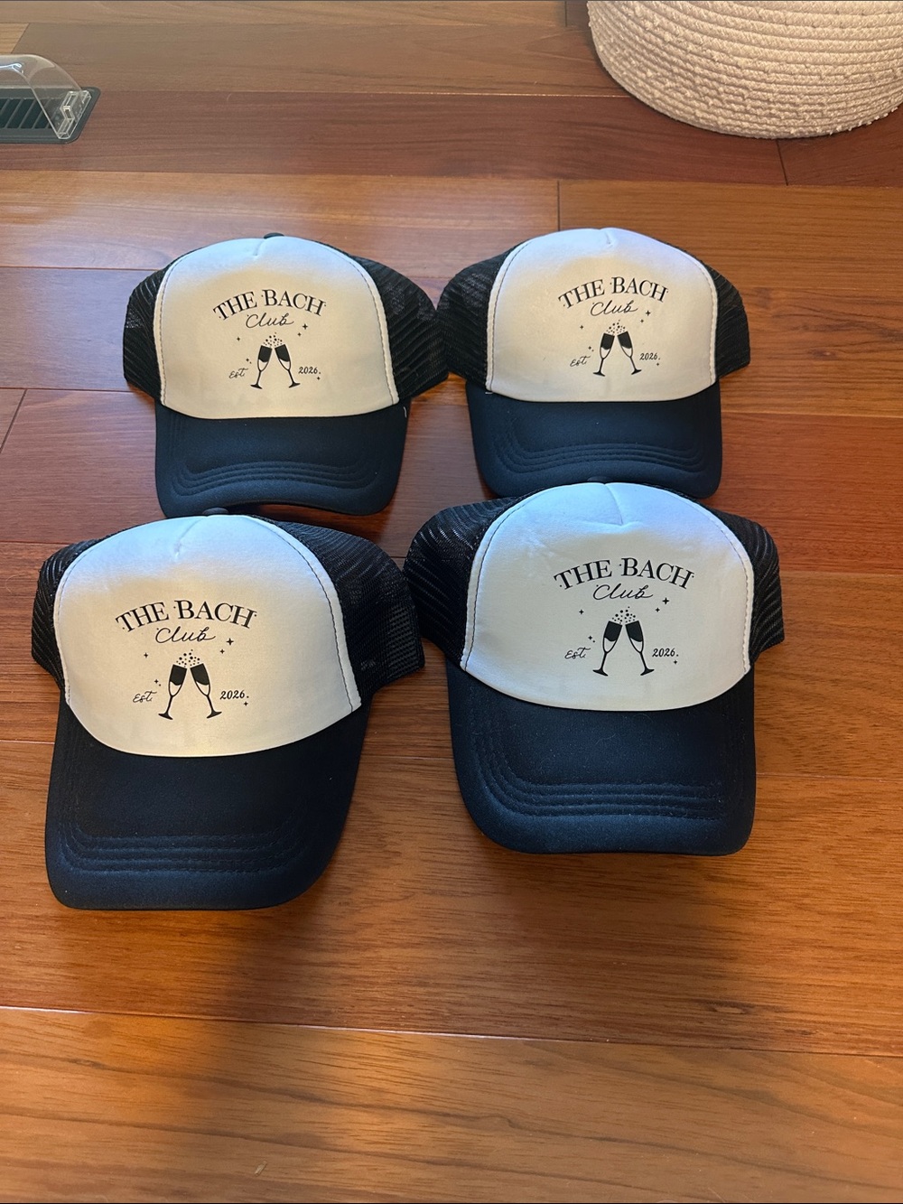 Amazon Black and White 'The Bach Club' Trucker Hat